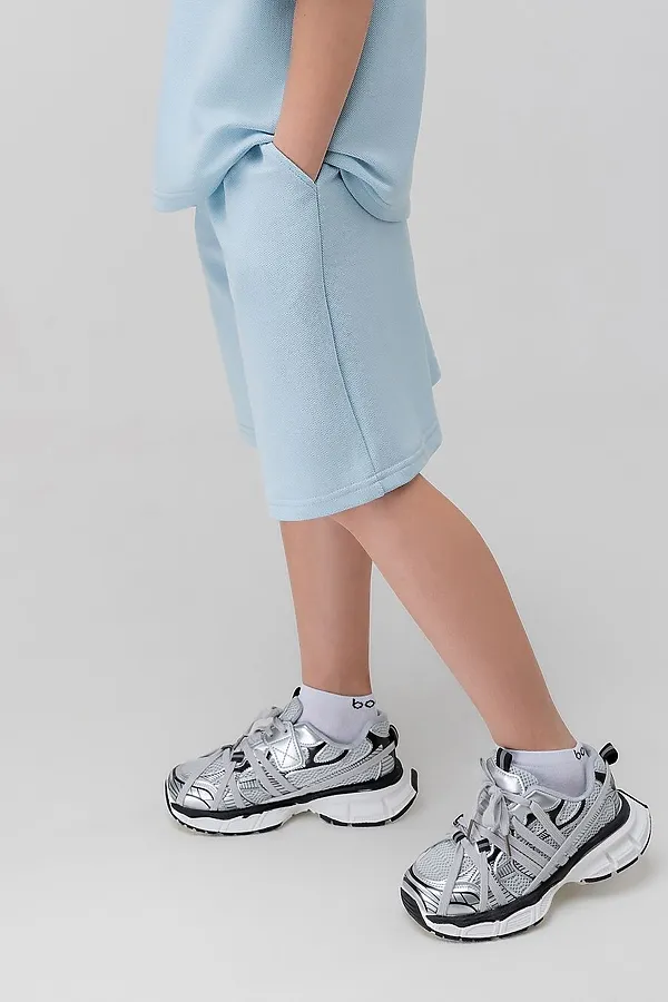 Костюм ПИКЕ с шортами BODO, голубой - фото 2