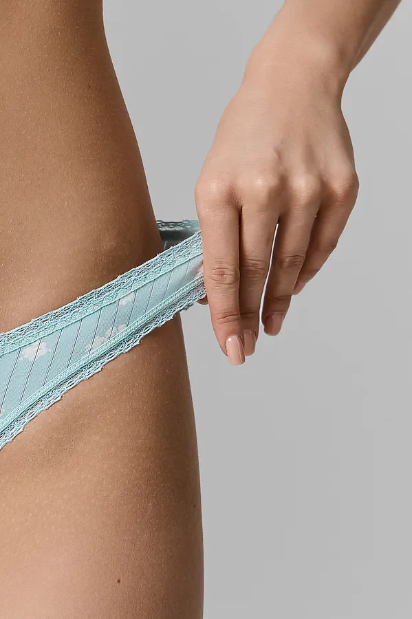 Трусы женские MARK FORMELLE, цветы на мятном - фото 2