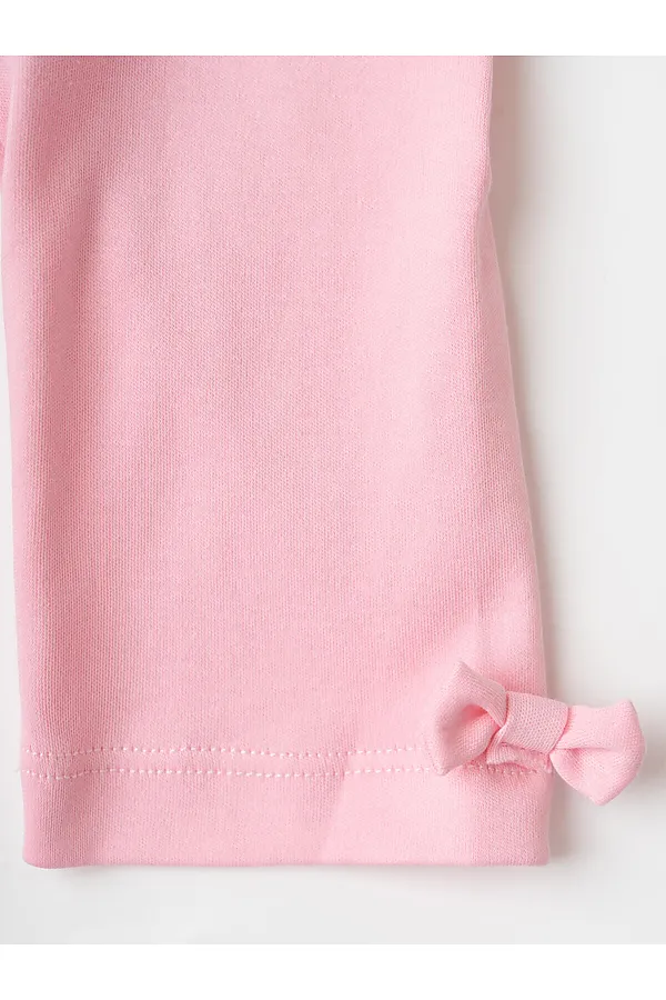 Комплект детский трикотажный для девочек: джемпер (футболка), брюки (легинсы укороченные) PLAYTODAY, разноцветный - фото 2