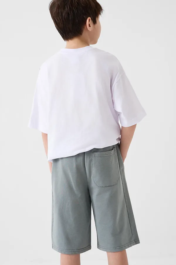 Шорты трикотажные для мальчиков, 2 шт в комплекте PLAYTODAY, белый,черный,серый - фото 2