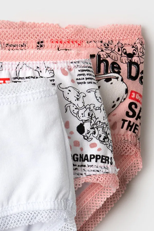 Трусы трикотажные для девочек, 3 шт в комплекте PLAYTODAY, разноцветный - фото 2