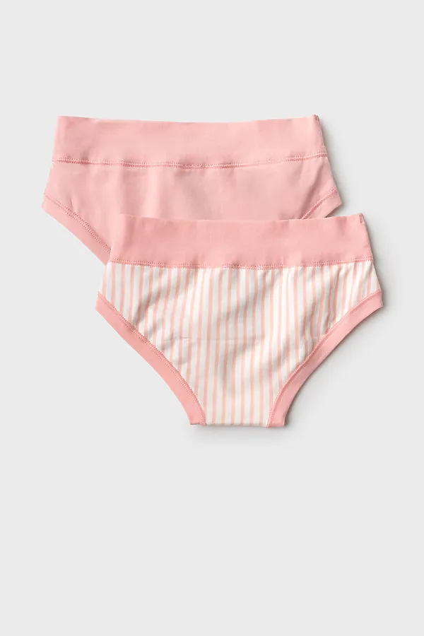 Трусы трикотажные для девочек, 2 шт в комплекте PLAYTODAY, разноцветный - фото 2