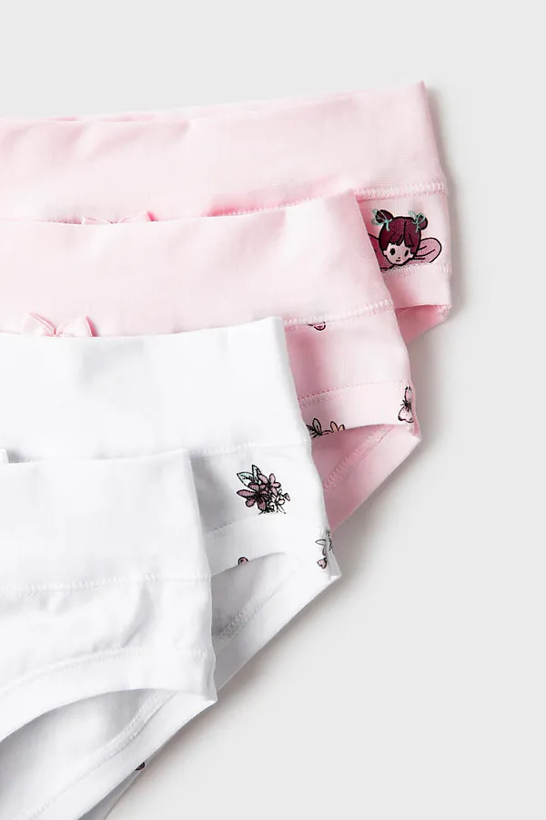 Трусы трикотажные для девочек, 4 шт в комлекте PLAYTODAY, разноцветный - фото 2