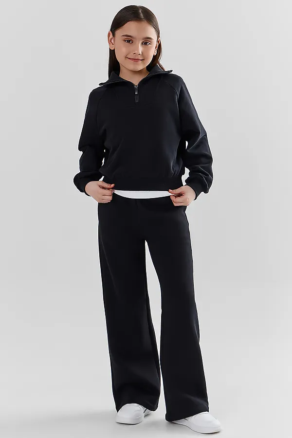 Свитшот для девочек MARK FORMELLE, черный - фото 2