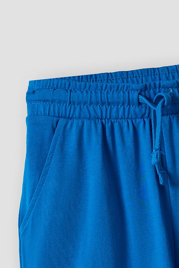 Шорты для мальчиков MARK FORMELLE, ярко -синий +печать1 - фото 2