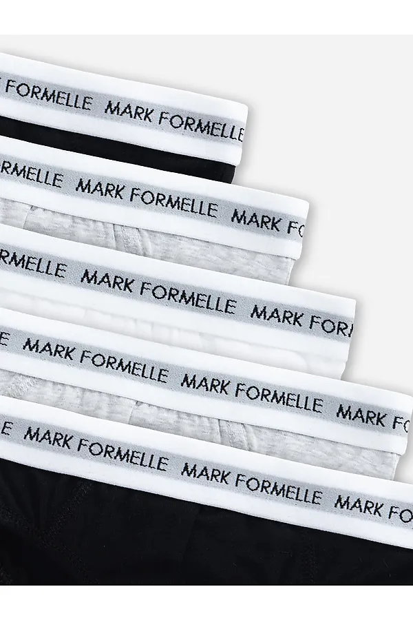 Трусы для мальчиков (5шт.) MARK FORMELLE, серый меланж 4306-а-1 - фото 2