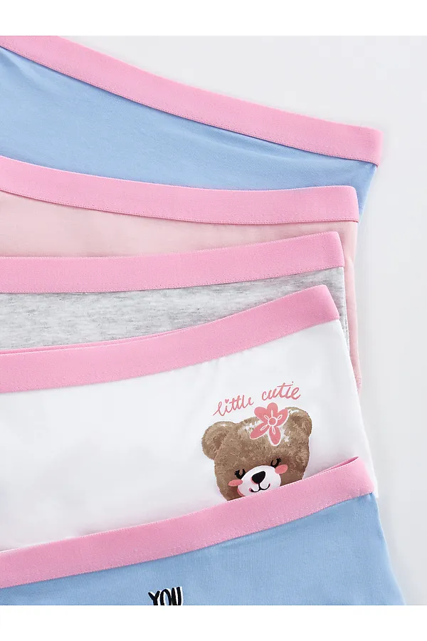 Трусы для девочек (5шт.) MARK FORMELLE, небо +печать1 - фото 2