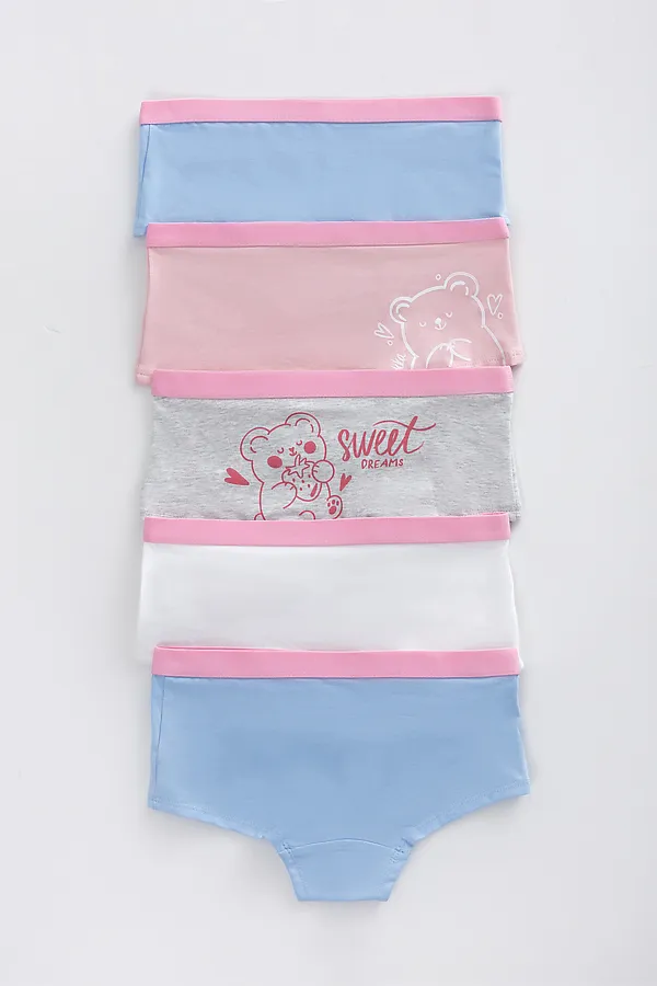 Трусы для девочек (5шт.) MARK FORMELLE, небо +печать1 - фото 2