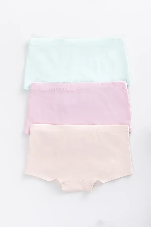 Трусы для девочек (3шт.) MARK FORMELLE, розовое саше +печать - фото 2