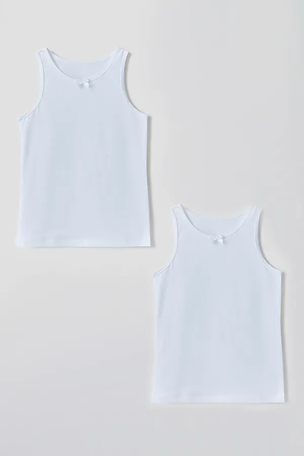 Майка 2 штуки MARK FORMELLE, белый - фото 2