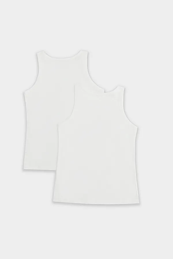 Майка 2 штуки MARK FORMELLE, белый - фото 2