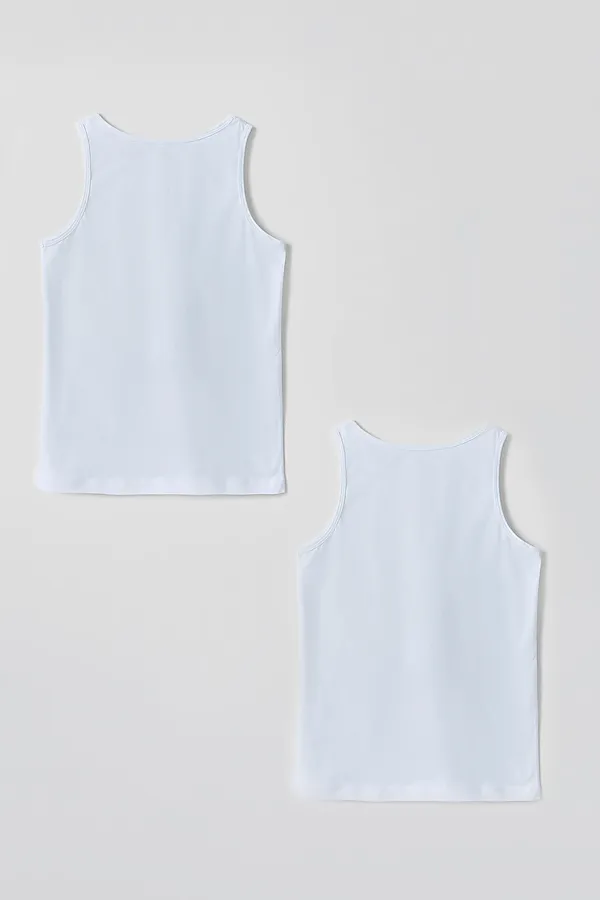 Майка 2 штуки MARK FORMELLE, белый - фото 2