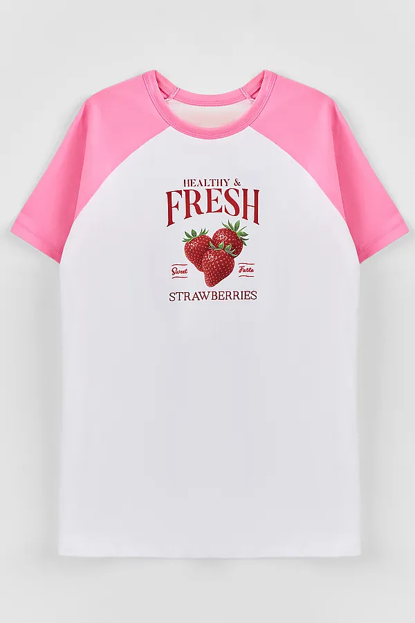 Сорочка ночная для девочек MARK FORMELLE, белый +печать2 - фото 2