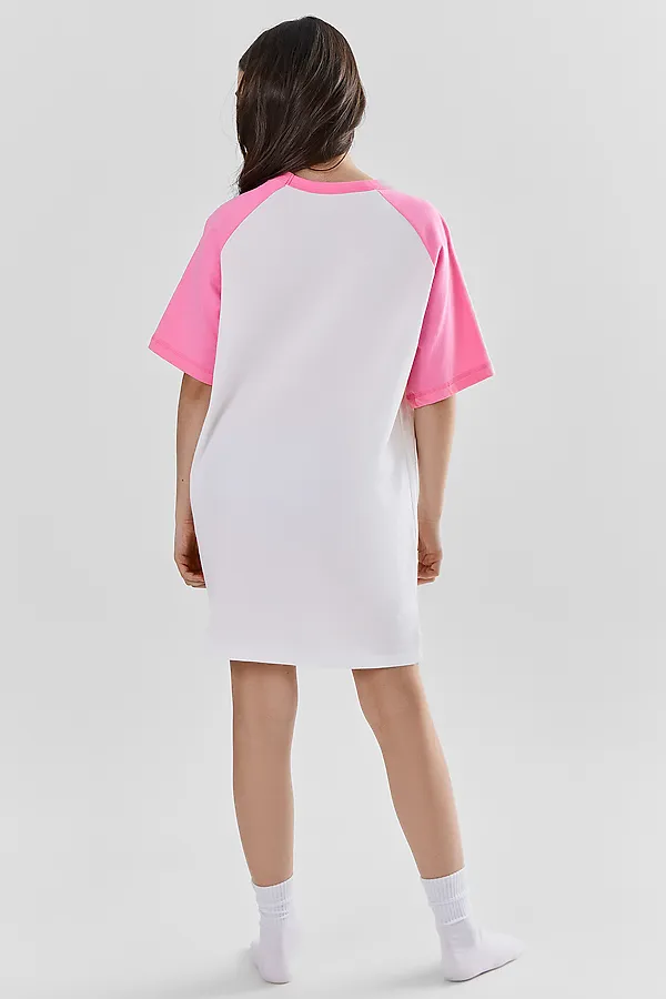 Сорочка ночная для девочек MARK FORMELLE, белый +печать2 - фото 2