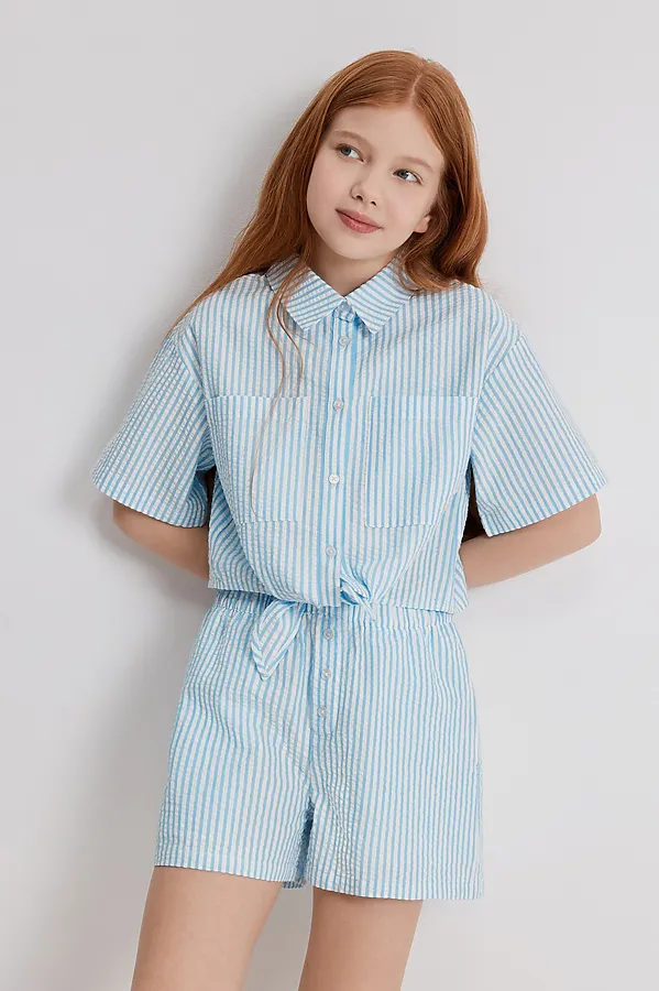 Шорты ACOOLA, голубая полоска - фото 2