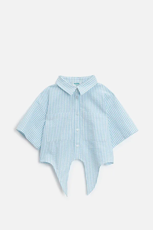 Блузка ACOOLA, голубая полоска - фото 2