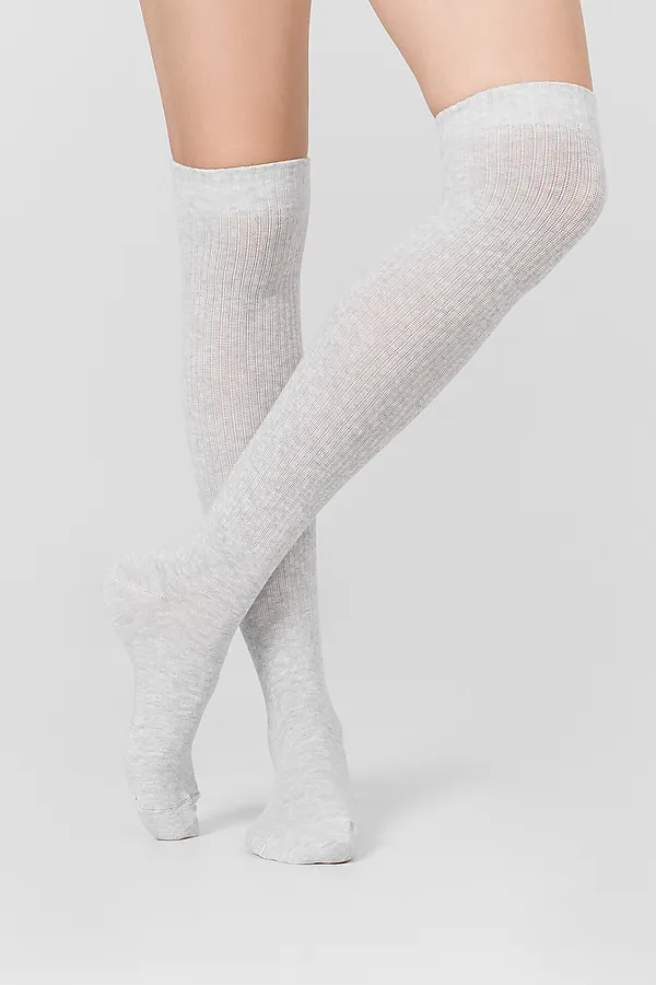 Гольфы женские MARK FORMELLE, св.серый меланж - фото 2