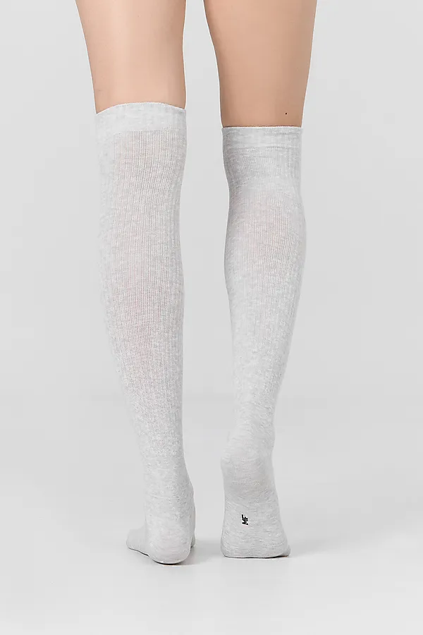 Гольфы женские MARK FORMELLE, св.серый меланж - фото 2