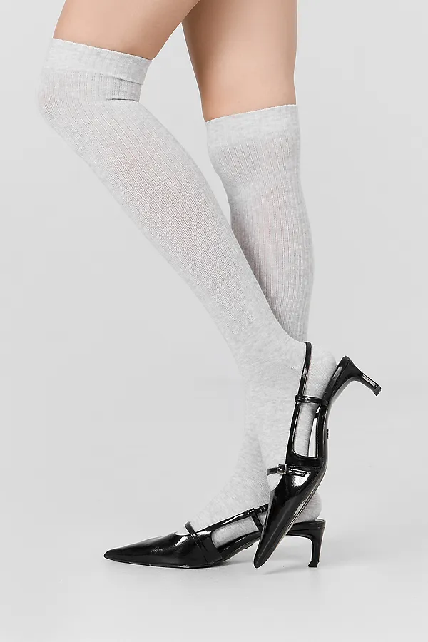 Гольфы женские MARK FORMELLE, св.серый меланж - фото 2