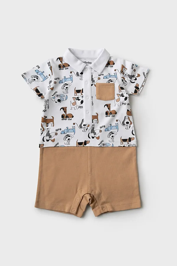 Песочник детский трикотажный для мальчиков PLAYTODAY, разноцветный - фото 2