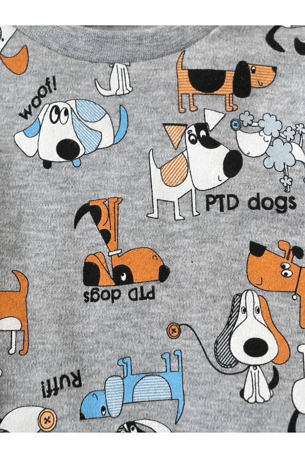 Комплект детский трикотажный для мальчиков: джемпер (футболка), брюки PLAYTODAY, разноцветный - фото 2