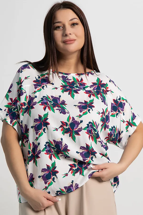 Блуза Элина LADY TAIGA, белая - фото 2