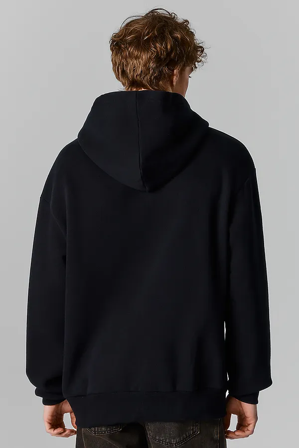 Худи мужское MARK FORMELLE, черный +печать1 - фото 2