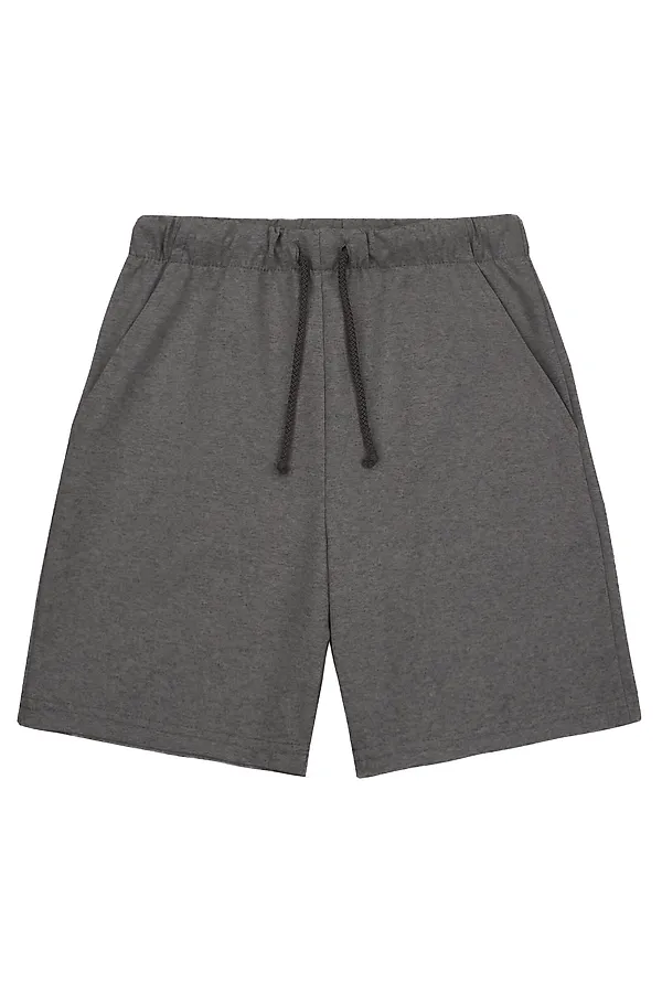 Шорты футер 2х нитка петля YOULALA, серый - фото 2