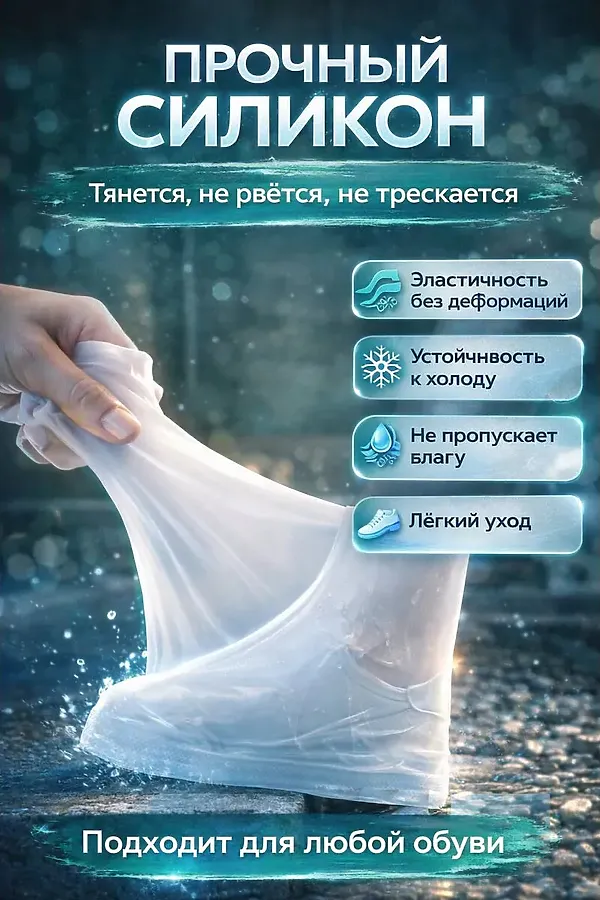 61404 Чехлы многоразовые для обуви НАТАЛИ, ассорти - фото 2