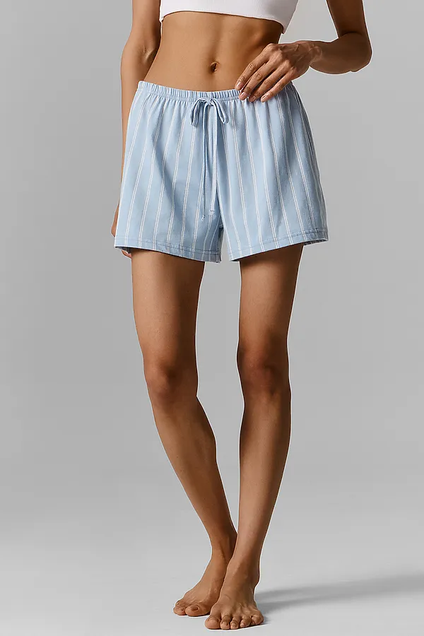Шорты женские MARK FORMELLE, полоска на голубом - фото 2