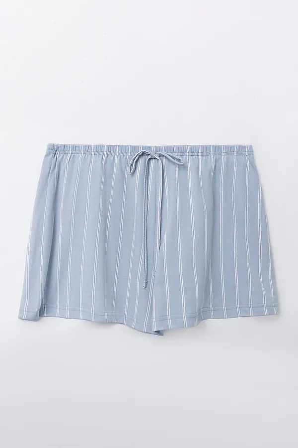 Шорты женские MARK FORMELLE, полоска на голубом - фото 2