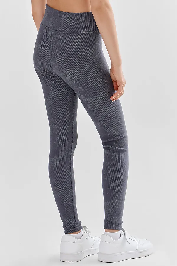 Леггинсы для девочек (2шт.) MARK FORMELLE, графитовый acid wash +розовый acid wash - фото 2