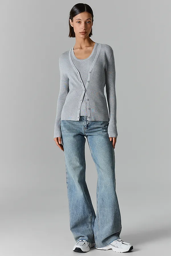 Жакет женский MARK FORMELLE, серый меланж - фото 2