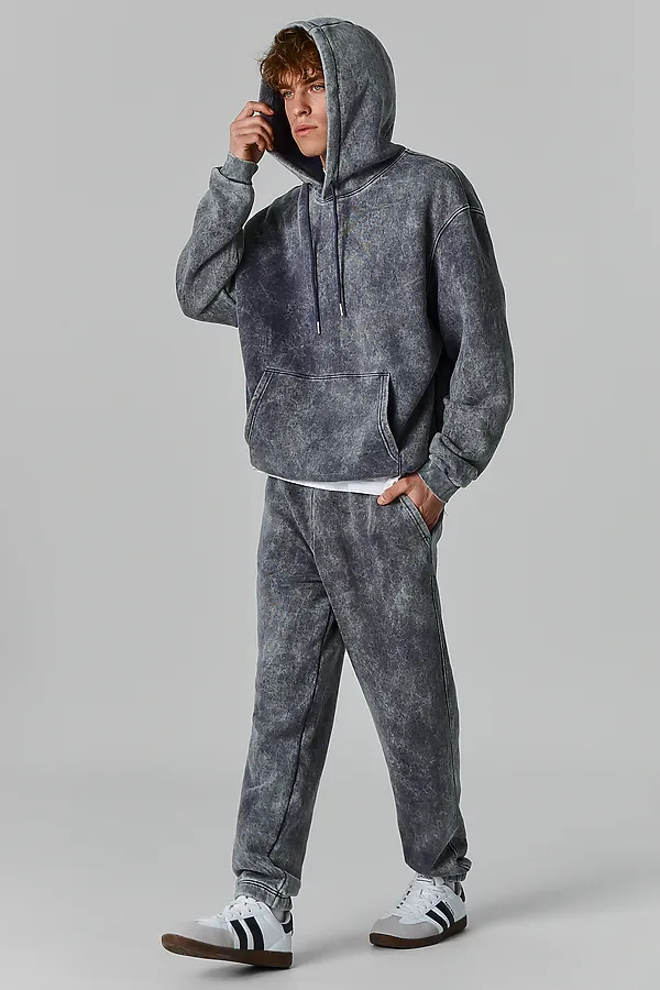 Комплект мужской (худи, джоггеры) MARK FORMELLE, acid wash графит1 - фото 2