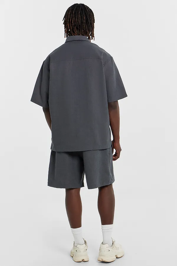 Комплект мужской (рубашка, шорты) MARK FORMELLE, сталь - фото 2