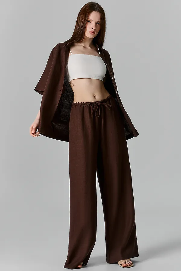 Комплект женский (рубашка, брюки) MARK FORMELLE, кофейное зерно - фото 2