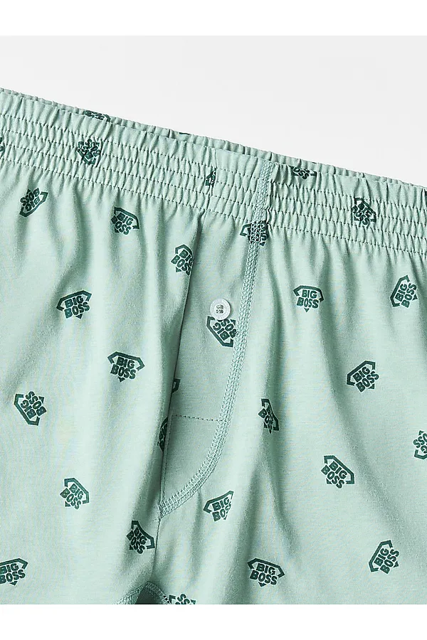 Трусы мужские MARK FORMELLE, биг босс на зеленом - фото 2