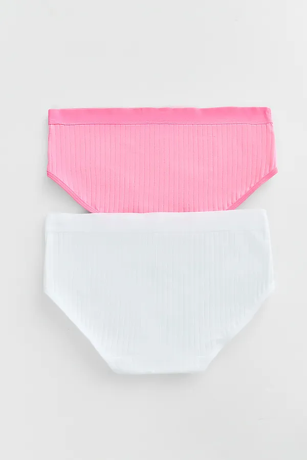 Трусы для девочек (2шт.) MARK FORMELLE, белый +розовое саше - фото 2