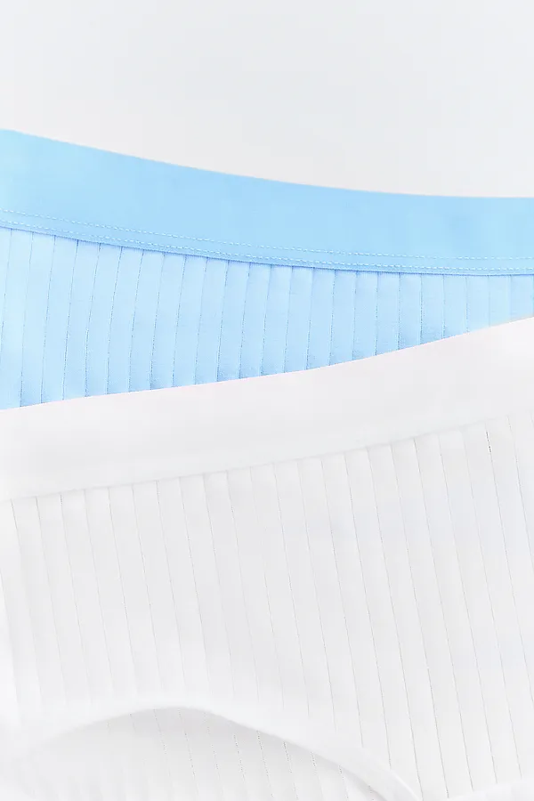 Трусы для девочек (2шт.) MARK FORMELLE, небо +белый - фото 2