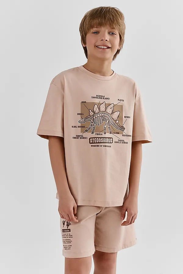 Комплект для мальчиков (джемпер, шорты) MARK FORMELLE, лунный свет +печать - фото 2