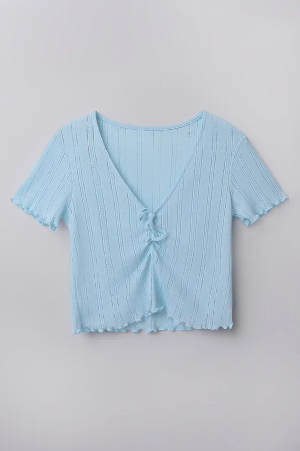 Комплект женский (блуза, шорты) MARK FORMELLE, мишки на голубом - фото 2