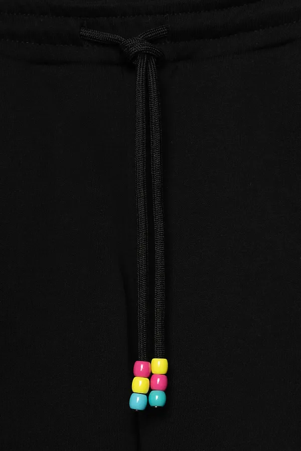 Комплект трикотажный для девочек: толстовка, брюки PLAYTODAY, белый,черный - фото 2