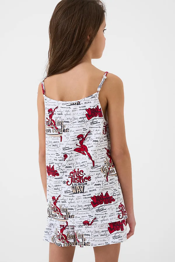 Пижама трикотажная для девочек PLAYTODAY, разноцветный - фото 2