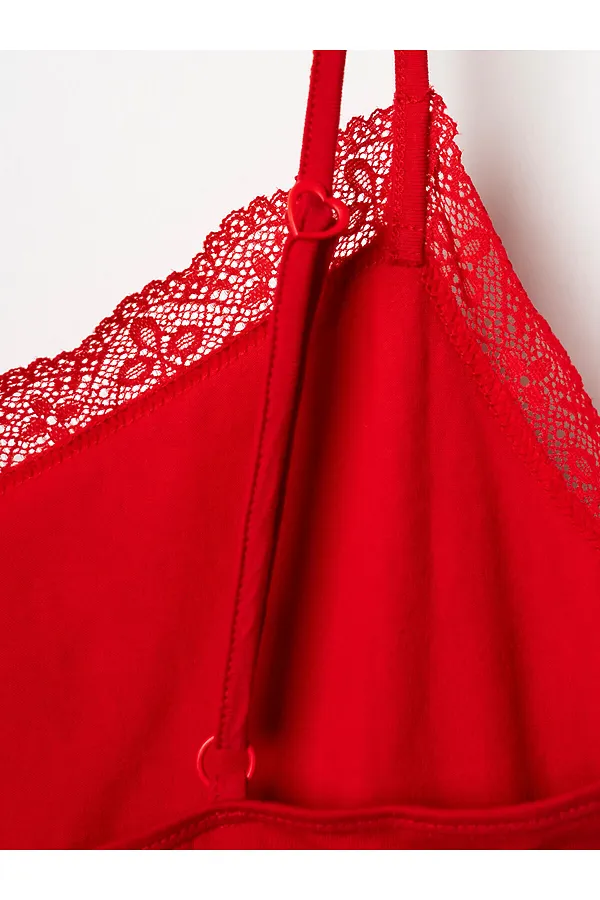 Пижама текстильная для женщин PLAYTODAY, красный - фото 2