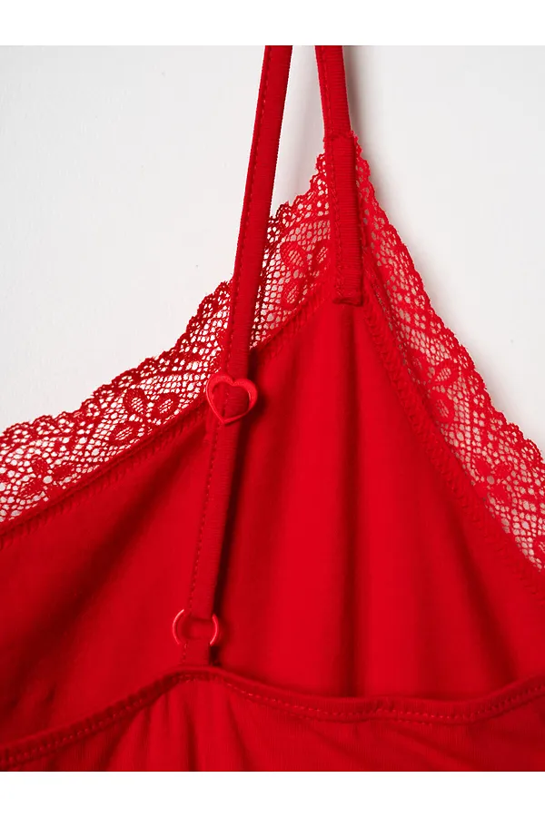 Сорочка ночная текстильная для женщин PLAYTODAY, красный - фото 2