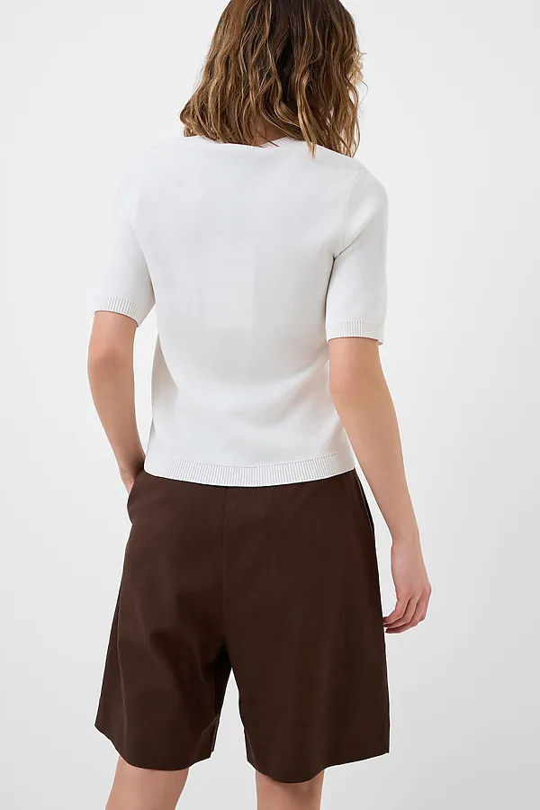 Шорты текстильные для женщин PLAYTODAY, коричневый - фото 2