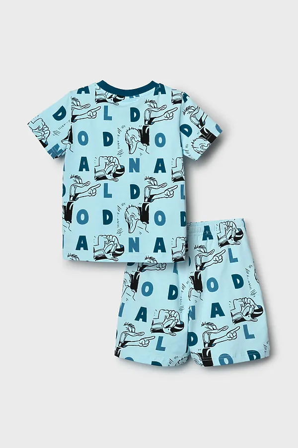 Пижама трикотажная для мальчиков PLAYTODAY, синий,темно-зеленый,черный - фото 2