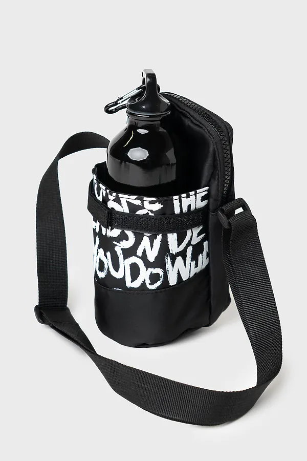 Комплект для мальчиков: сумка, брелок, бутылка для воды PLAYTODAY, черный,белый - фото 2