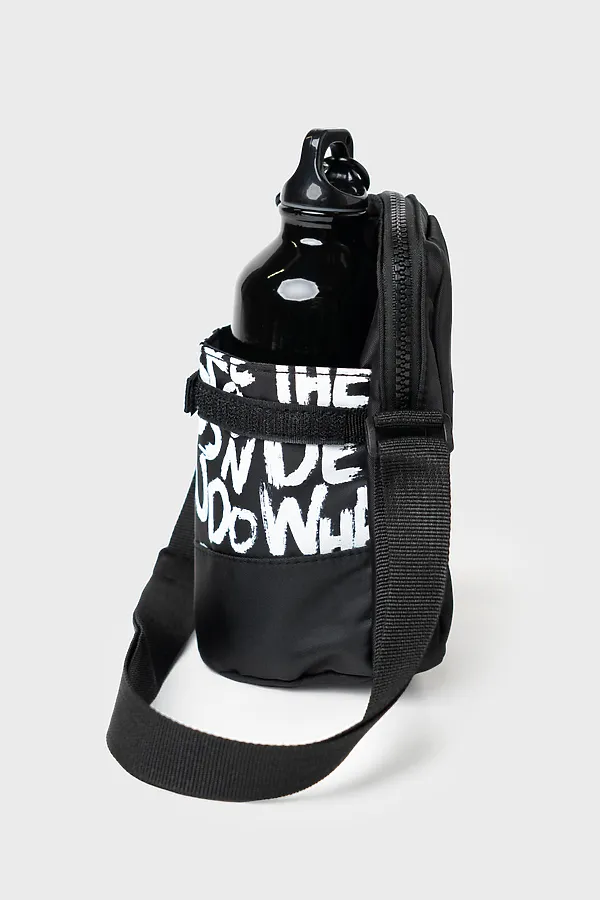 Комплект для мальчиков: сумка, брелок, бутылка для воды PLAYTODAY, черный,белый - фото 2