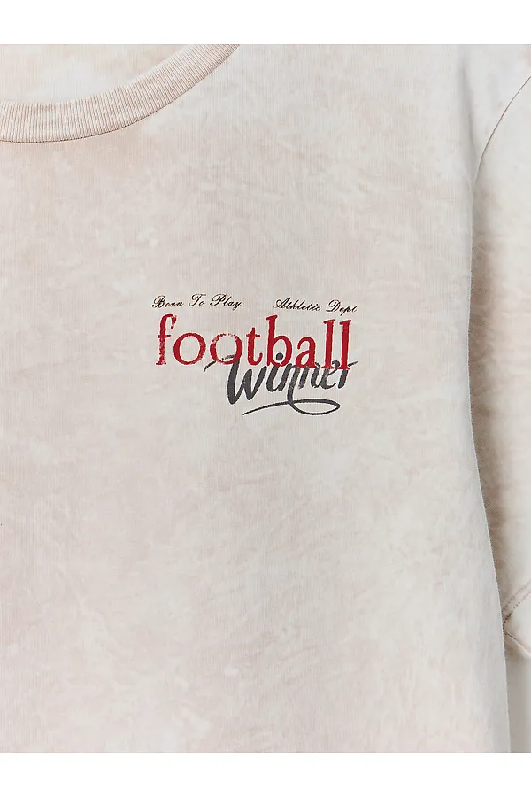 Футболка для мальчиков MARK FORMELLE, acid wash платина +печать - фото 2